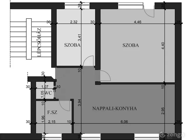 Eladó lakás Debrecen, Falóger 54 nm