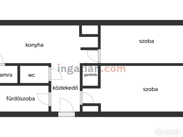 Eladó lakás Vác, Deákvár 57 nm