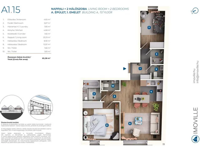 Eladó lakás Mosonmagyaróvár 66 nm