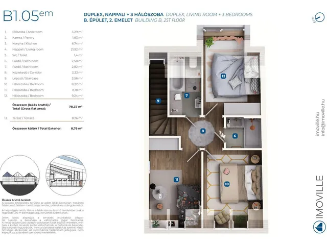 Eladó lakás Mosonmagyaróvár 78 nm