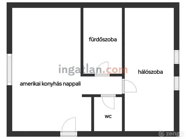 Eladó lakás Kecskemét, Belváros 53 nm