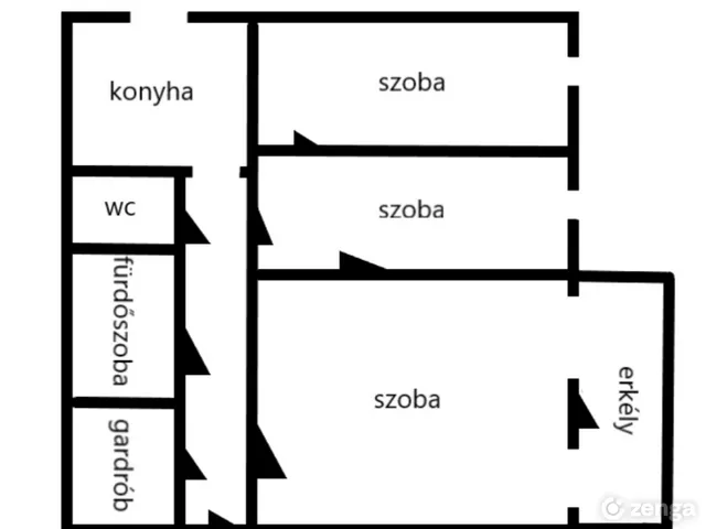 Eladó lakás Budapest IV. kerület, Újpest, Rózsa 53 nm