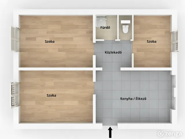 Eladó lakás Budapest XX. kerület, Pesterzsébet 70 nm