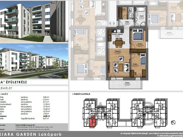 Eladó lakás Szombathely 65 nm