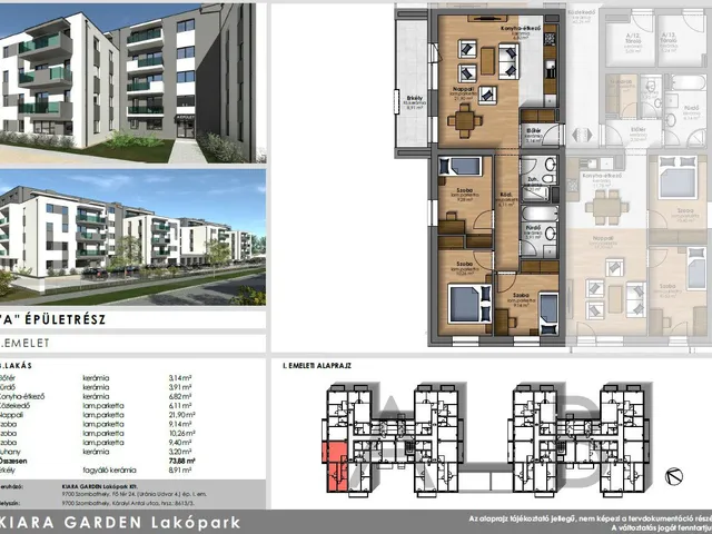 Eladó lakás Szombathely, Károlyi Antal utca 74 nm