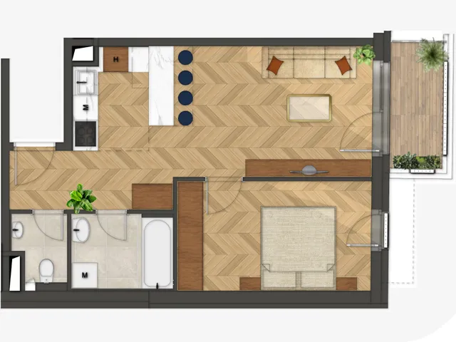 Eladó lakás Budapest VIII. kerület 46 nm