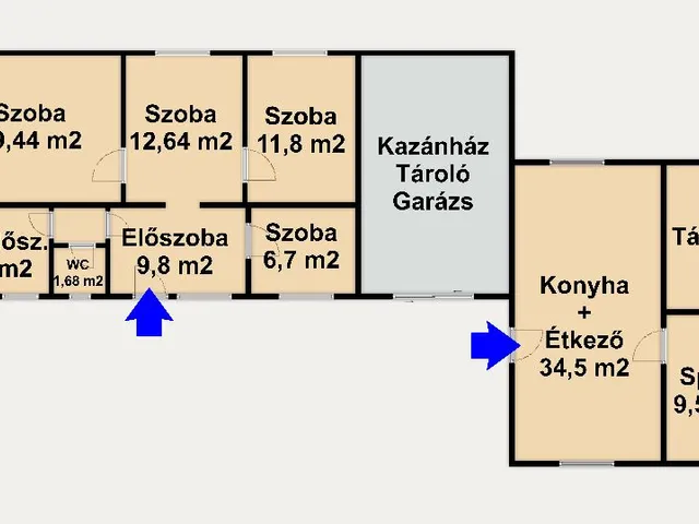 Eladó ház Kiskunfélegyháza 90 nm