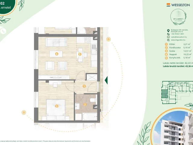 Eladó lakás Budapest XIV. kerület 43 nm