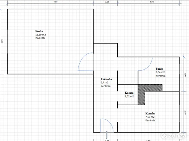 Eladó lakás Budapest XIII. kerület, Angyalföld 40 nm