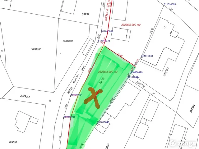 Eladó telek Miskolc, Diósgyőr 900 nm