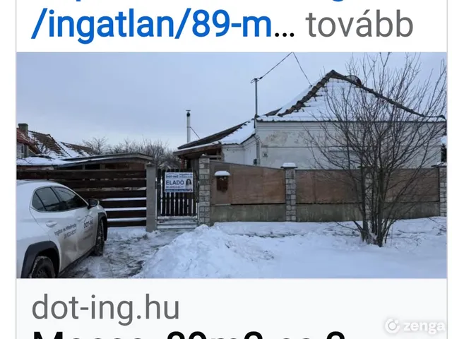 Eladó ház Mocsa 80 nm