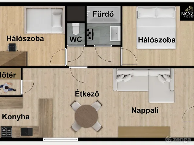 Eladó lakás Debrecen, Falóger 68 nm