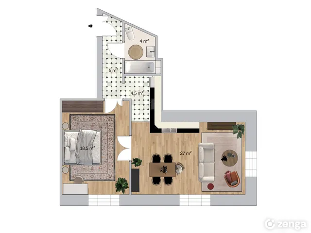 Eladó lakás Budapest XIII. kerület, Újlipótváros, Katona József 41. 59 nm