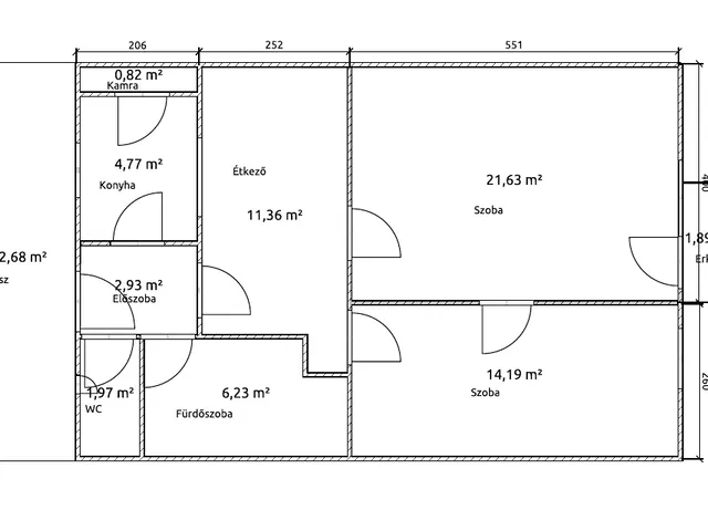 Eladó lakás Budapest III. kerület, Szomolnok utca 59 nm