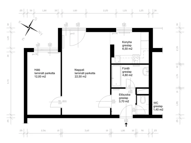 Kiadó lakás Budapest XIII. kerület, Petneházy utca 51 nm