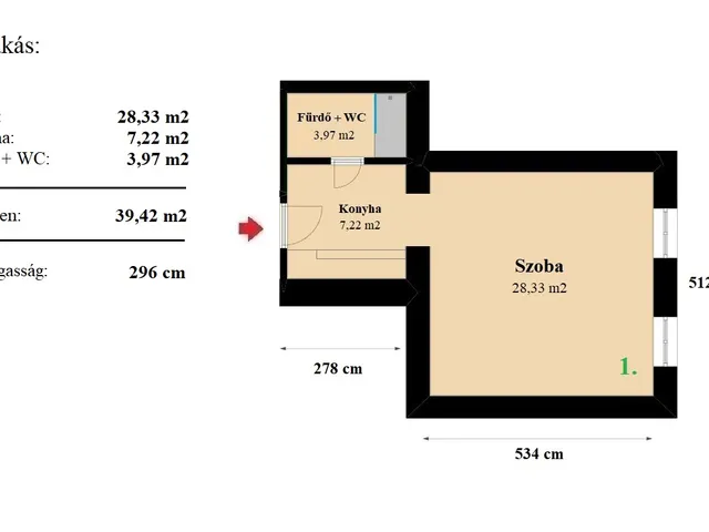 Kiadó lakás Budapest VI. kerület, Szinyei Merse utca 41 nm