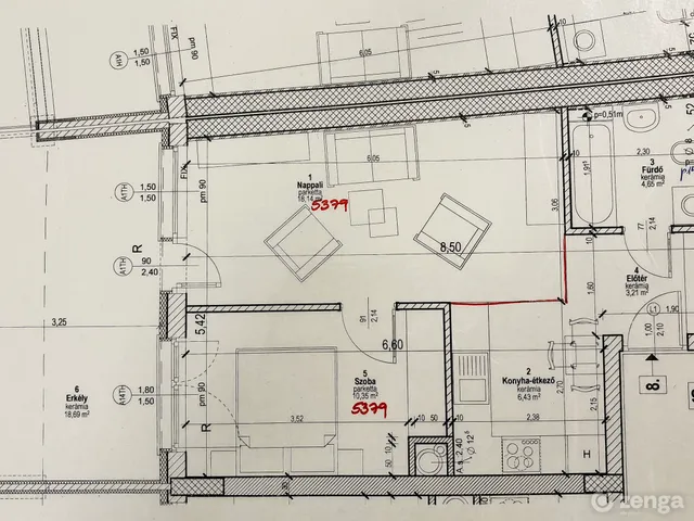 Eladó lakás Budapest XI. kerület 43 nm