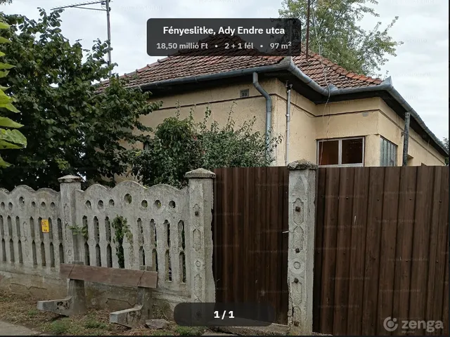 Eladó ház Fényeslitke 90 nm