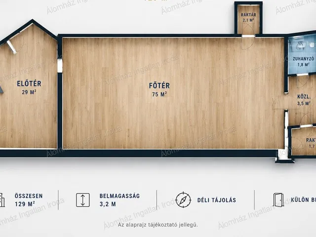 Eladó kereskedelmi és ipari ingatlan Budapest II. kerület, Országút 130 nm