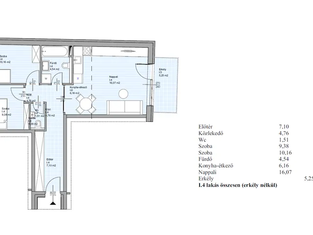Eladó lakás Budapest XIX. kerület, Kispest 60 nm