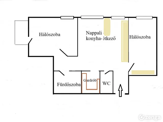 Eladó lakás Budapest X. kerület, Kőbánya 65 nm