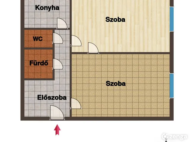 Eladó lakás Budapest XV. kerület 53 nm