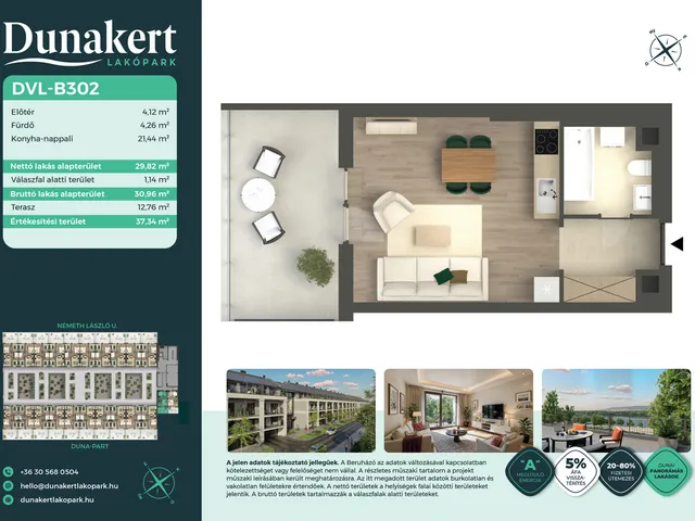 Eladó lakás Vác 30 nm