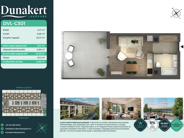 Eladó lakás Vác 30 nm