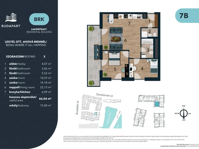 Eladó lakás Budapest XI. kerület 66 nm