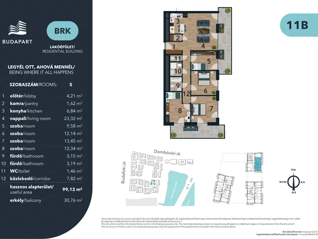 Eladó lakás Budapest XI. kerület 99 nm