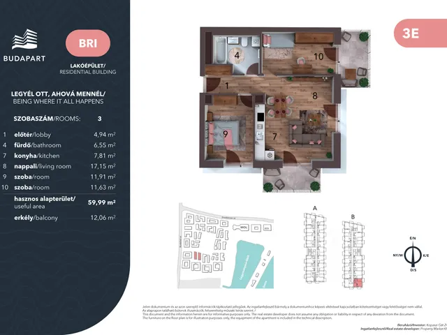 Eladó lakás Budapest XI. kerület 60 nm