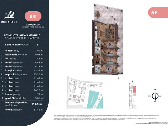 Eladó lakás Budapest XI. kerület 118 nm