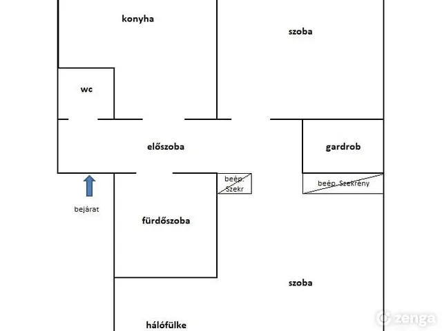 Eladó lakás Debrecen, Péterfia 60 nm