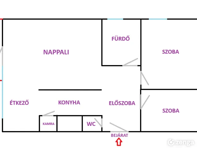 Eladó lakás Budapest XIV. kerület, Alsórákos 60 nm