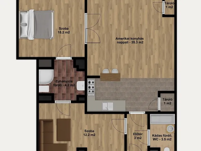 Eladó lakás Budapest VII. kerület, Baross tér 74 nm