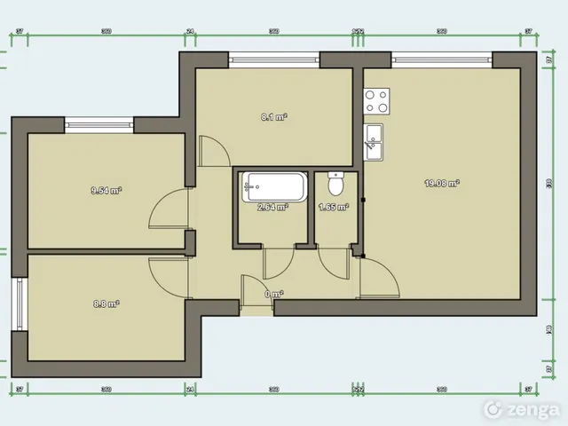 Eladó lakás Szekszárd, Bakta 55 nm