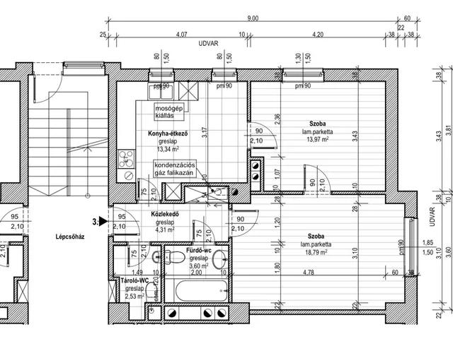 Eladó lakás Budapest II. kerület, Szépilona 54 nm
