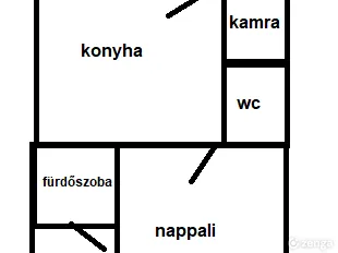 Eladó lakás Vác, Belváros 40 nm