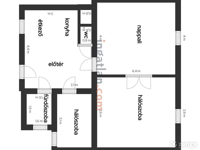 Eladó lakás Budapest X. kerület, Kőbánya 62 nm