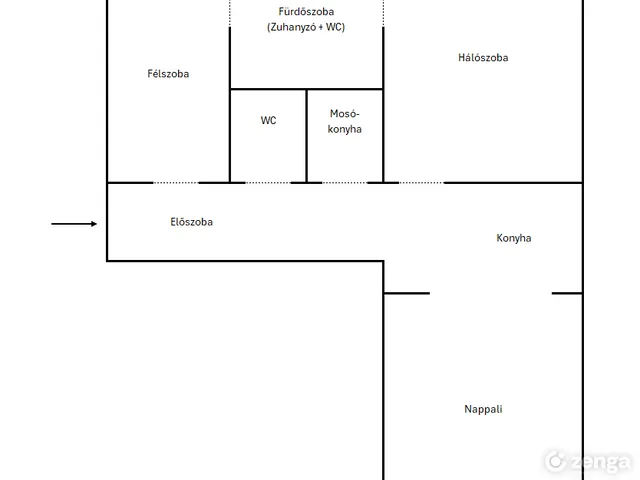 Kiadó lakás Budapest XIII. kerület, Angyalföld 58 nm