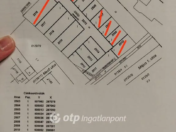 Eladó telek Hegyeshalom