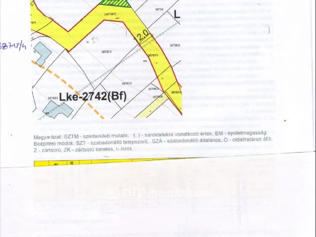 Eladó telek Pécs, Rigóder 1569 nm