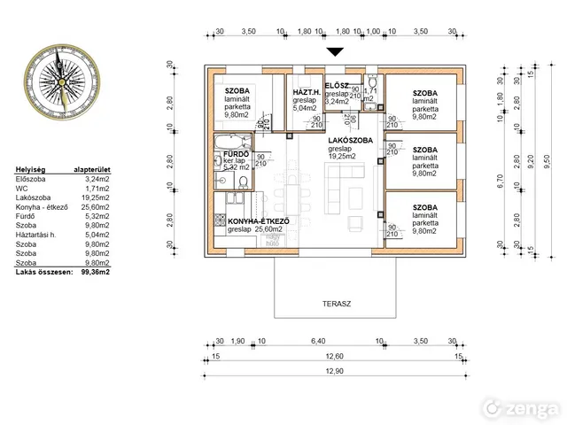 Eladó ház Makád 122 nm