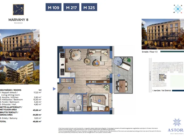 Eladó lakás Budapest I. kerület 45 nm