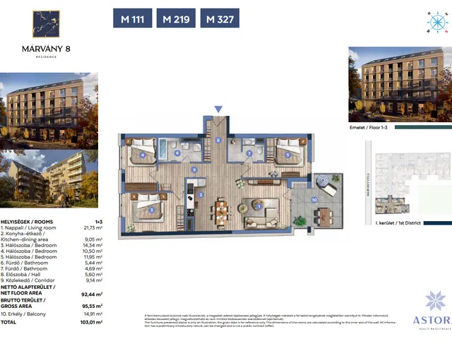 Eladó lakás Budapest I. kerület 96 nm