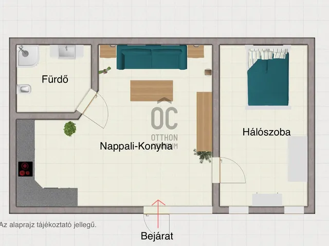 Kiadó lakás Budapest V. kerület, Bank negyed 34 nm