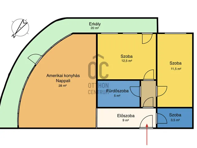 Eladó lakás Budapest VIII. kerület, Corvin negyed, Nagytemplom utca 75 nm