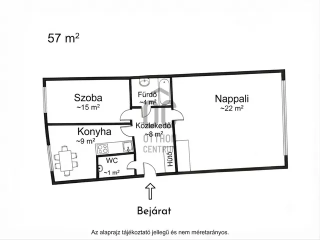 Eladó lakás Érd, Városközpont, Béke tér 57 nm