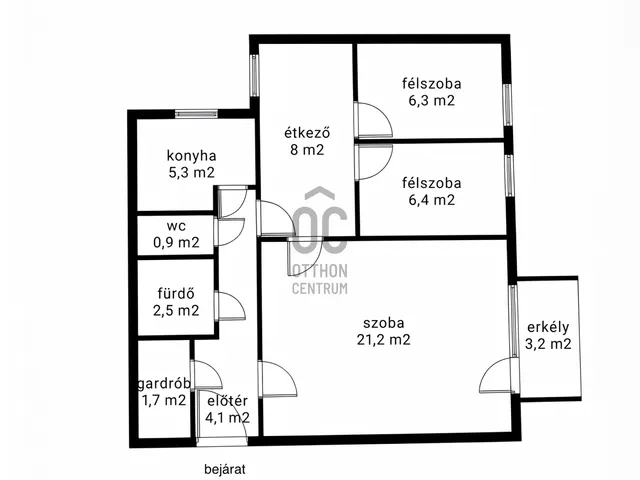 Eladó lakás Budapest XIII. kerület, Angyalföld, Röppentyű köz 58 nm
