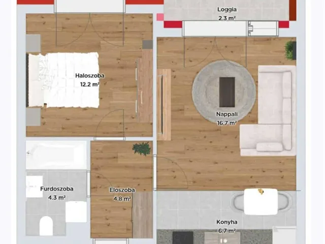 Eladó lakás Budapest XI. kerület, Kelenföld 45 nm